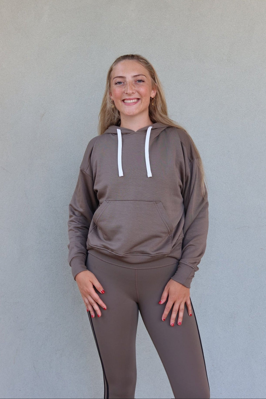 Joey Long Sleeve Hoodie - Lentil - Jaffi's