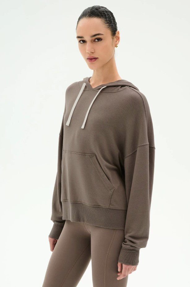 Joey Long Sleeve Hoodie - Lentil