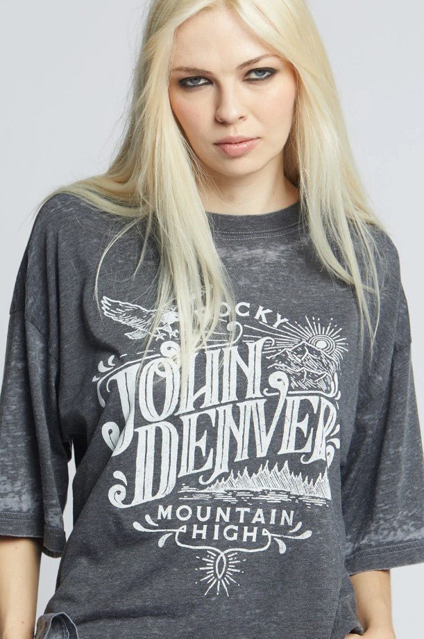 John Denver Mountain High Tee - Black - Jaffi's
