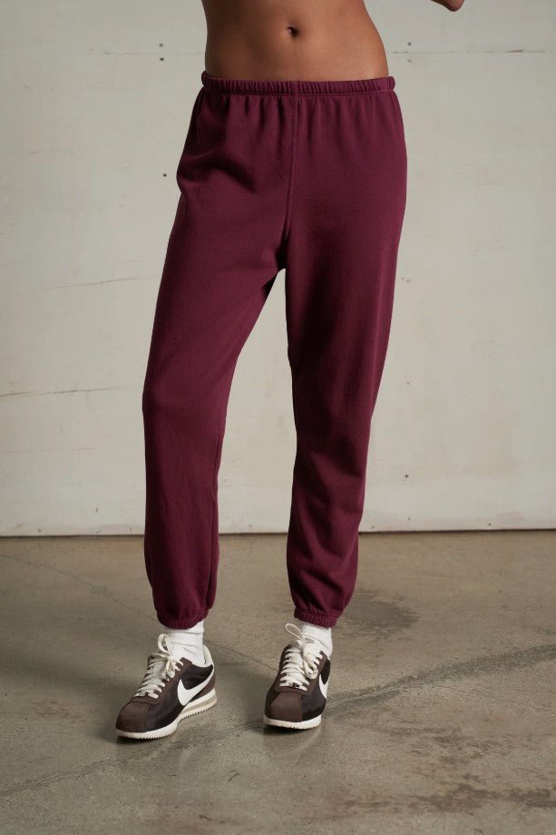 Johnny Jogger - Dark Burgundy - Jaffi's