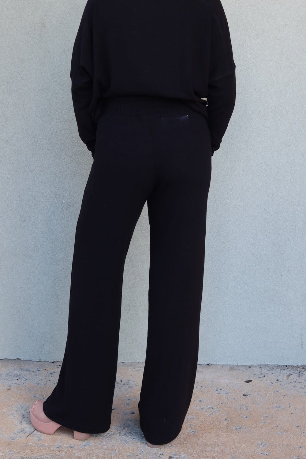 Jones Wide Leg Pant - Black - Jaffi's