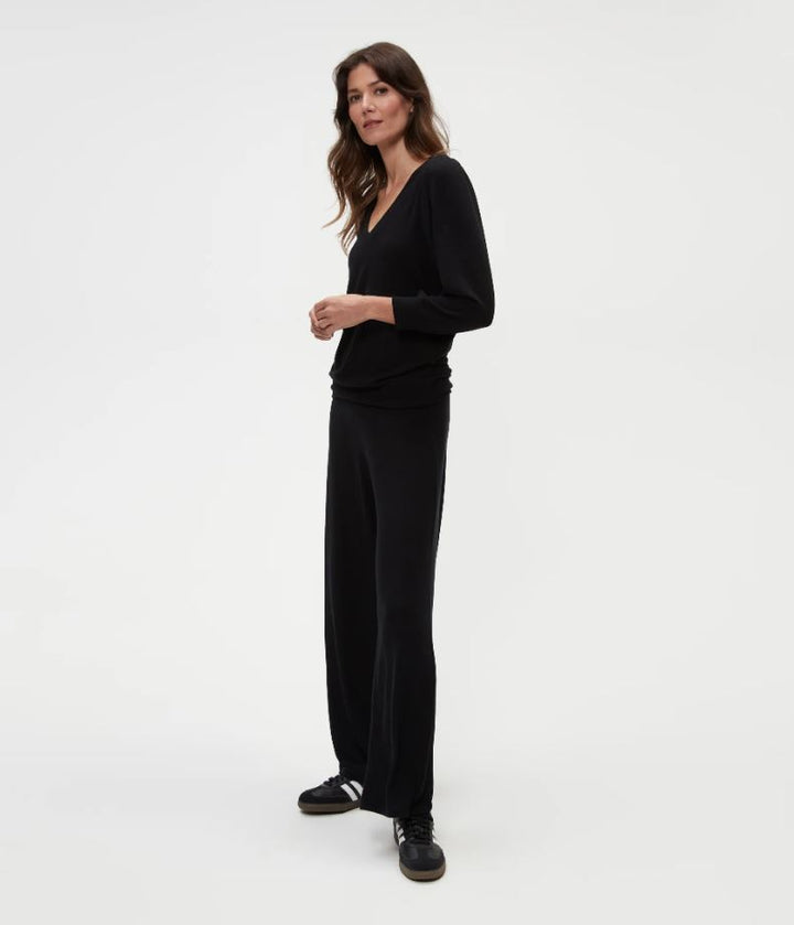 Jones Wide Leg Pant - Black