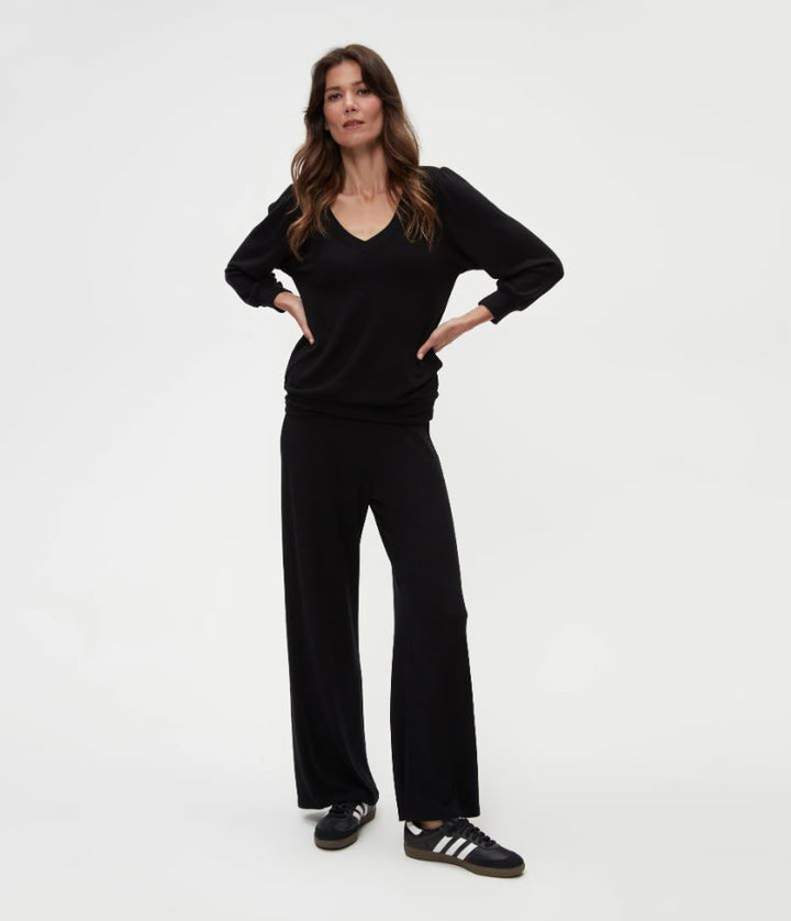 Jones Wide Leg Pant - Black