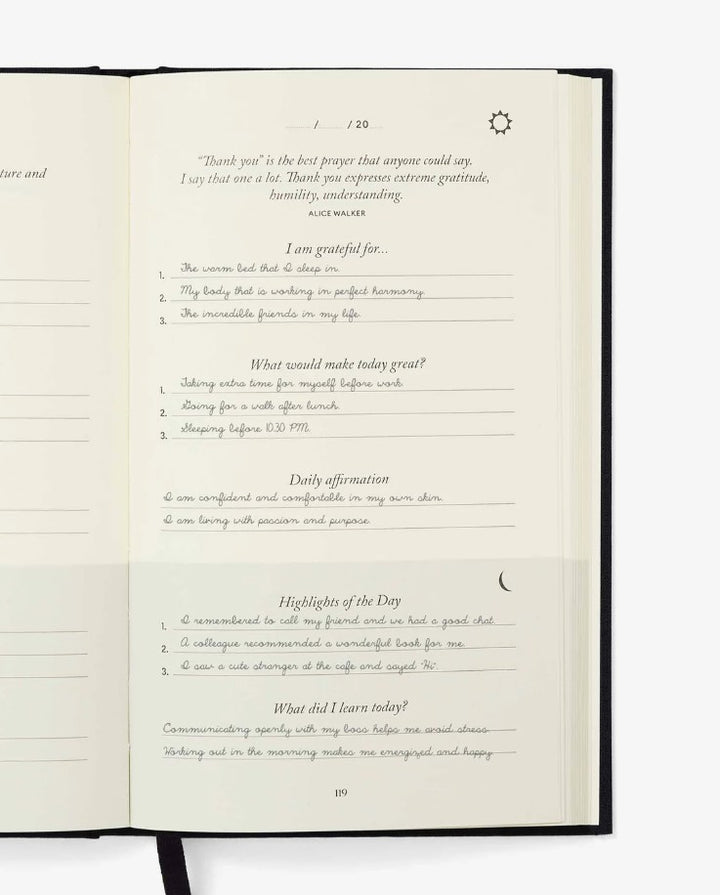 5 Minute Journal - Black