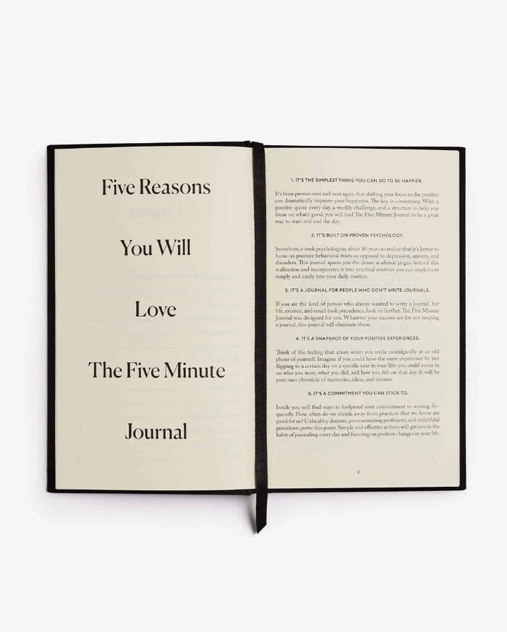 5 Minute Journal - Black
