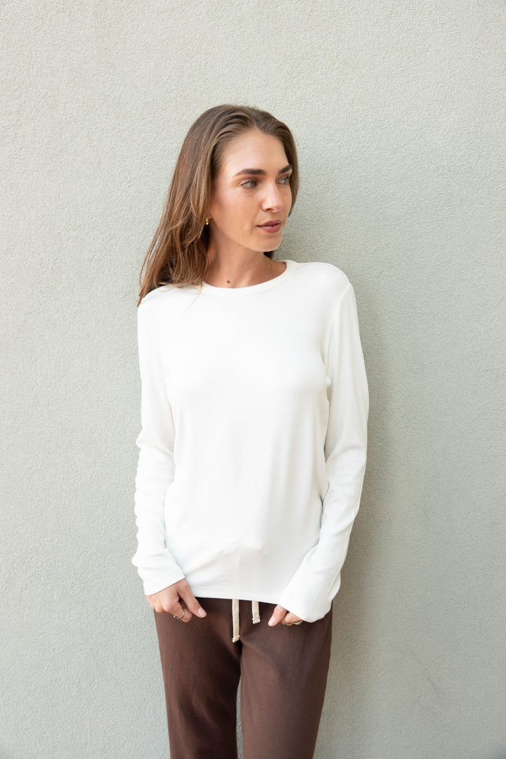 Julia Long Sleeve - Powder - Jaffi&