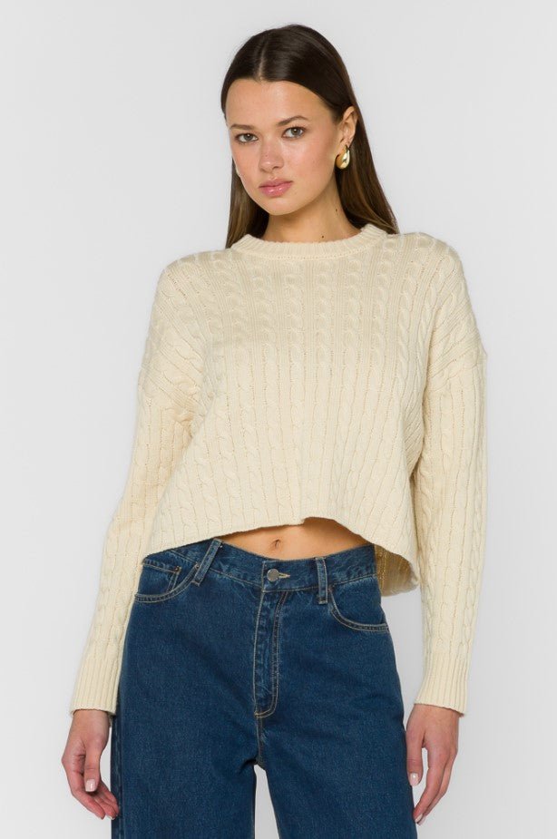 Kalliope Sweater - Fiber Glass - Jaffi's