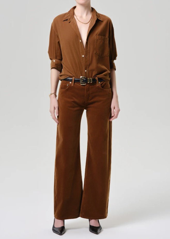 Kayla Baby Cord Button Down - Manuka - Jaffi&