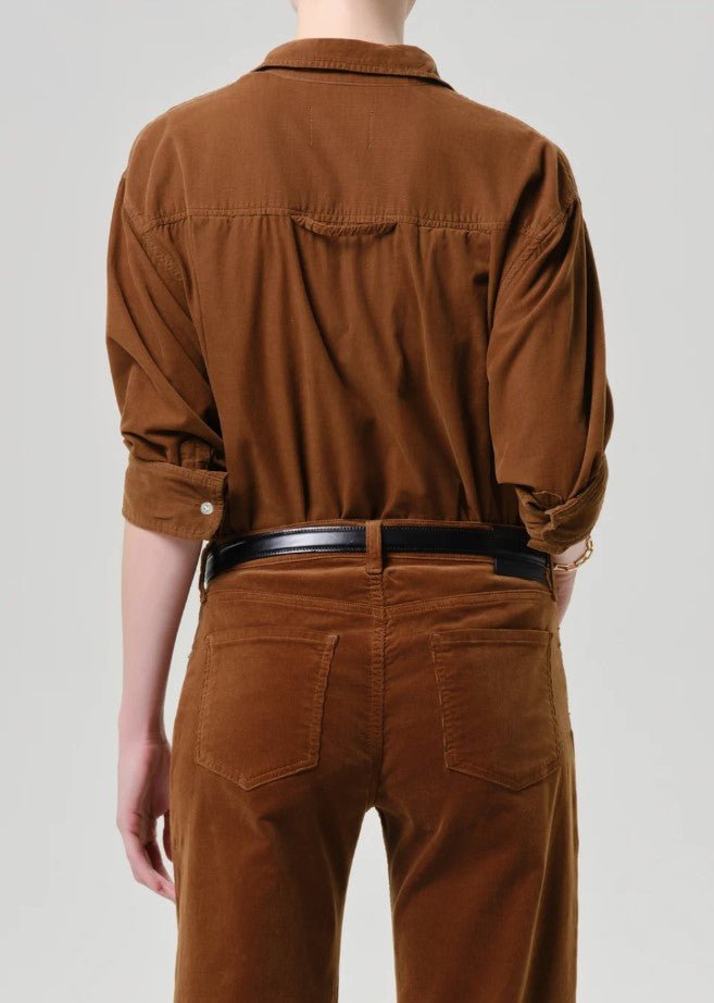 Kayla Baby Cord Button Down - Manuka - Jaffi&