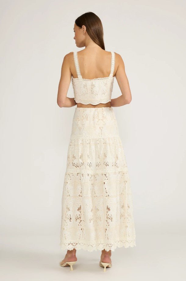 Kelly Lace Skirt - Cream - Jaffi's