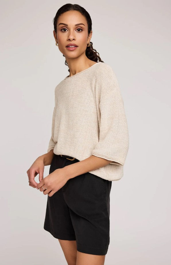 Kerrigan Knit Sweater - Heather Bone