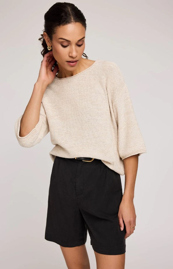 Kerrigan Knit Sweater - Heather Bone