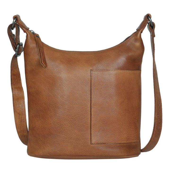 Kerry Leather Crossbody - Cognac