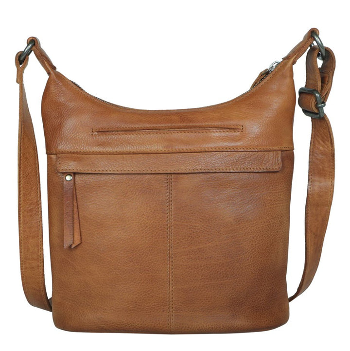 Kerry Leather Crossbody - Cognac