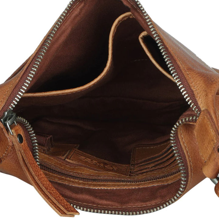 Kerry Leather Crossbody - Cognac