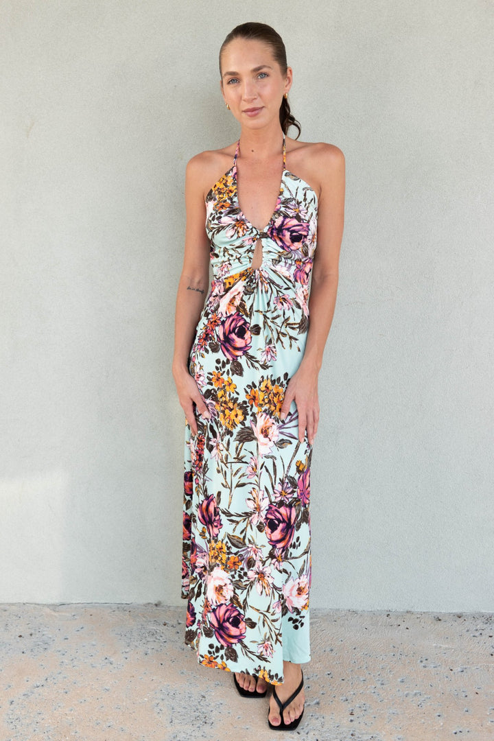 Keyhole Maxi Dress - Mina - Jaffi&