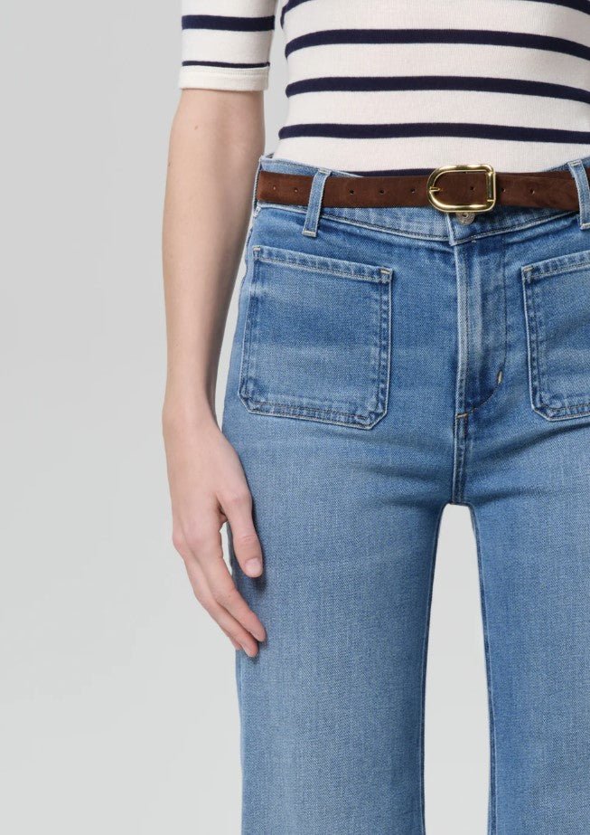 Kimberly Patch Pocket Flare - Adore - Jaffi's