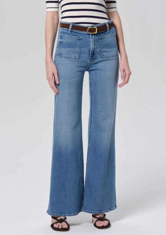 Kimberly Patch Pocket Flare - Adore - Jaffi's