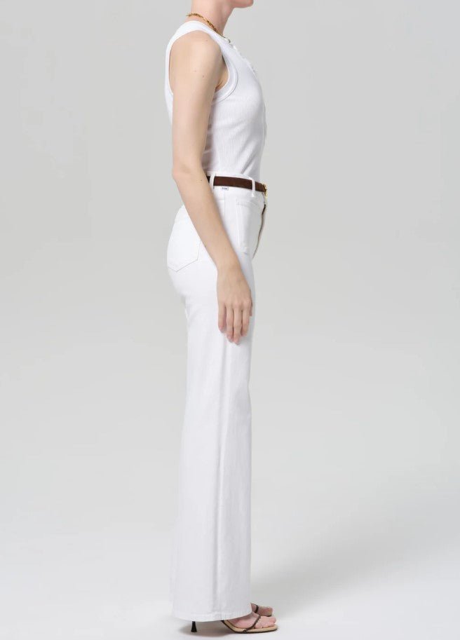 Kimberly Patch Pocket Flare - Soft White - Jaffi's