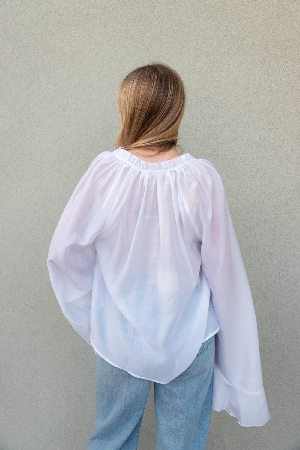 Kos Blouse - White - Jaffi's