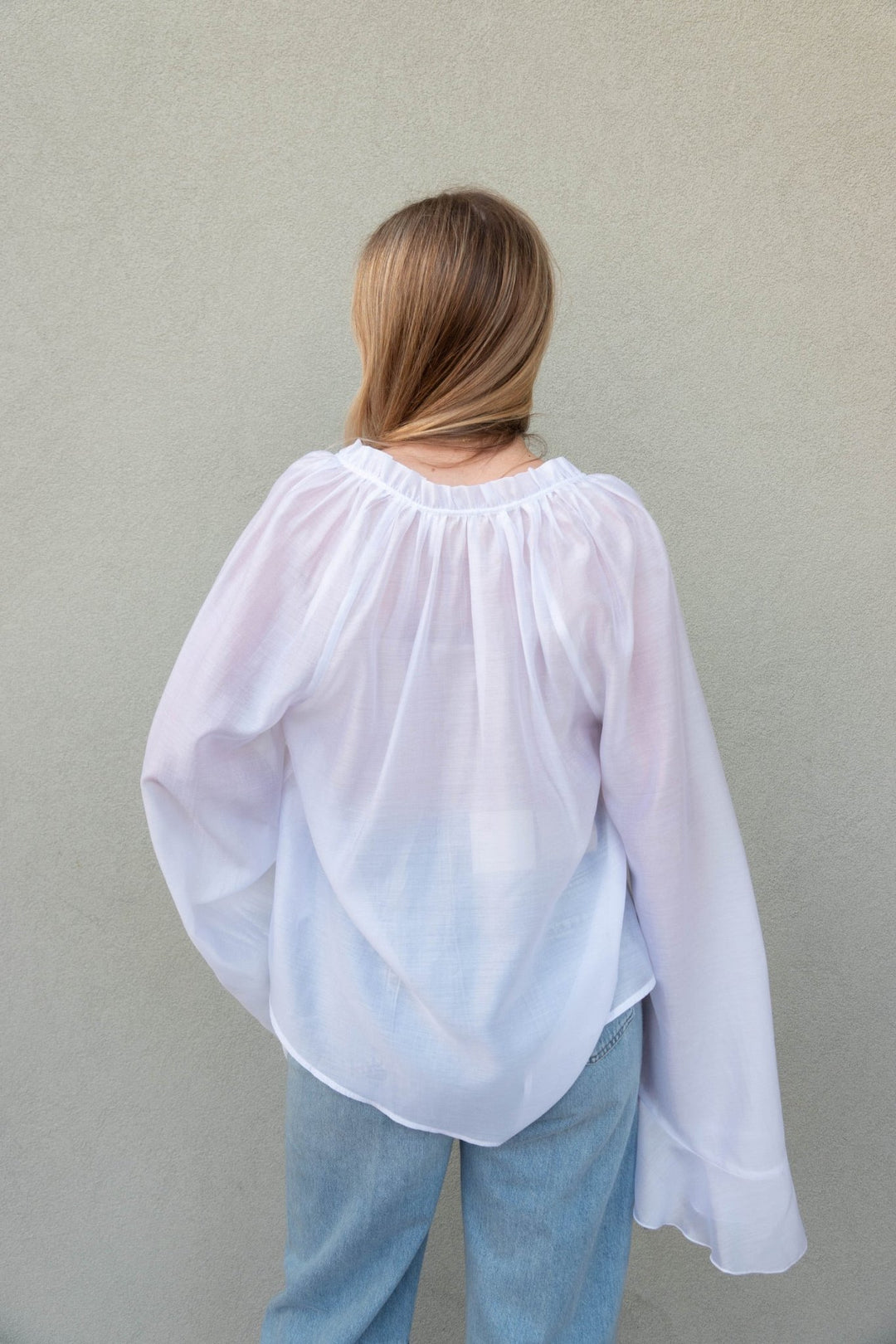Kos Blouse - White - Jaffi's