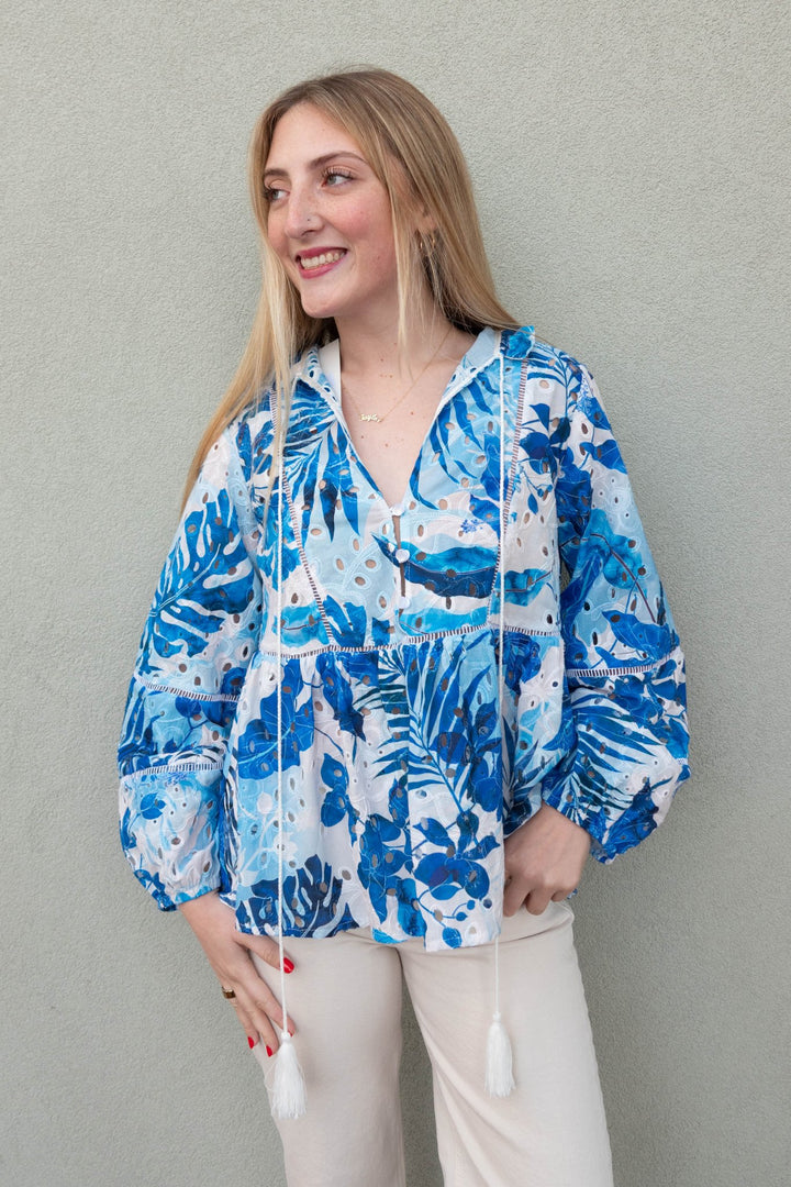 Kos Blouse - White - Jaffi's