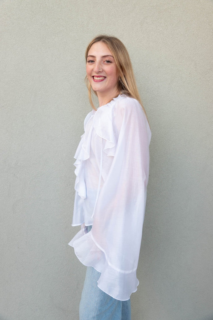 Kos Blouse - White - Jaffi's