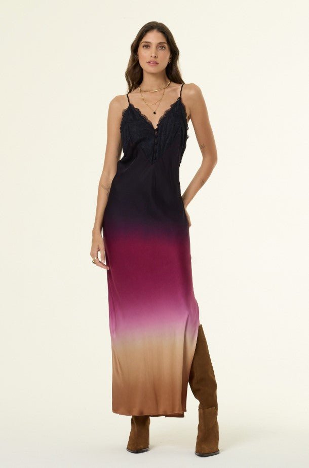 Lacci Slip Dress - Whole Grain Cherry Ombre - Jaffi&