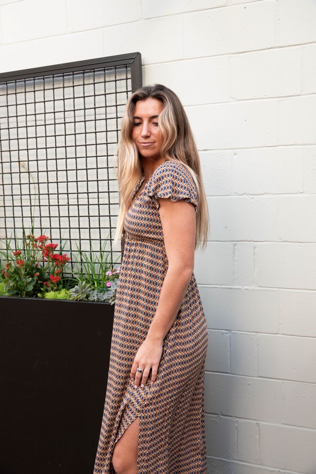 Lailani Maxi Dress - Kiva Blue - Jaffi's