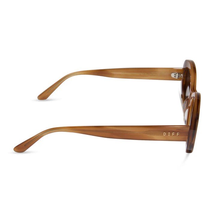 Lainey Sunglasses - Tawny Tortoise + Brown - Jaffi's