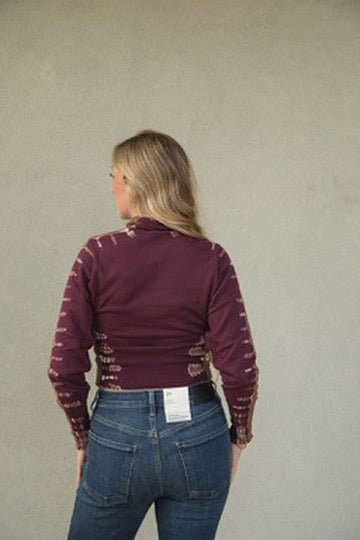 Lane Turtle Neck - Cherry Lacquer Tree Wash - Jaffi's