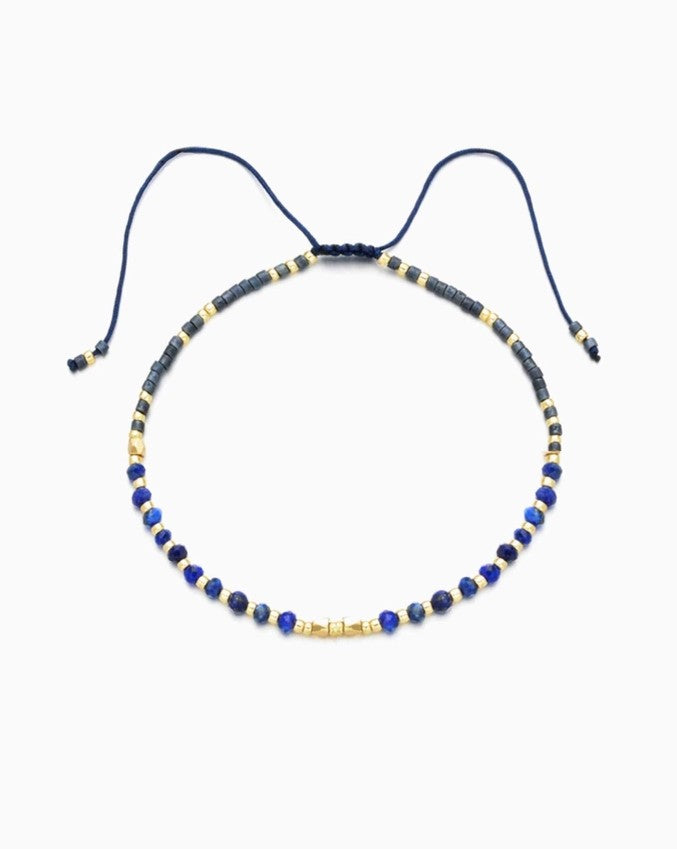 Healing Gemstone Stacking Bracelet - Lapis Lazuli