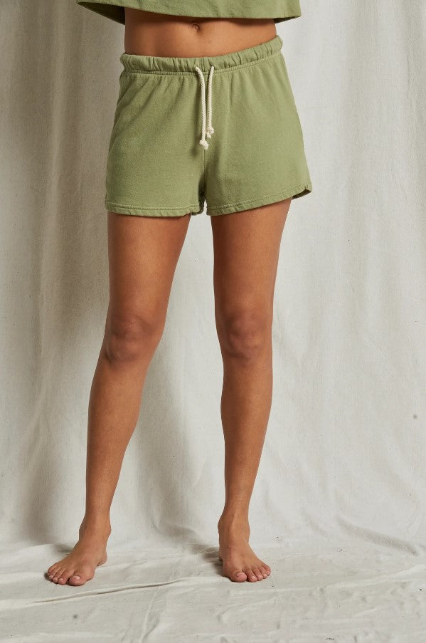 Layla Short - Oil Green