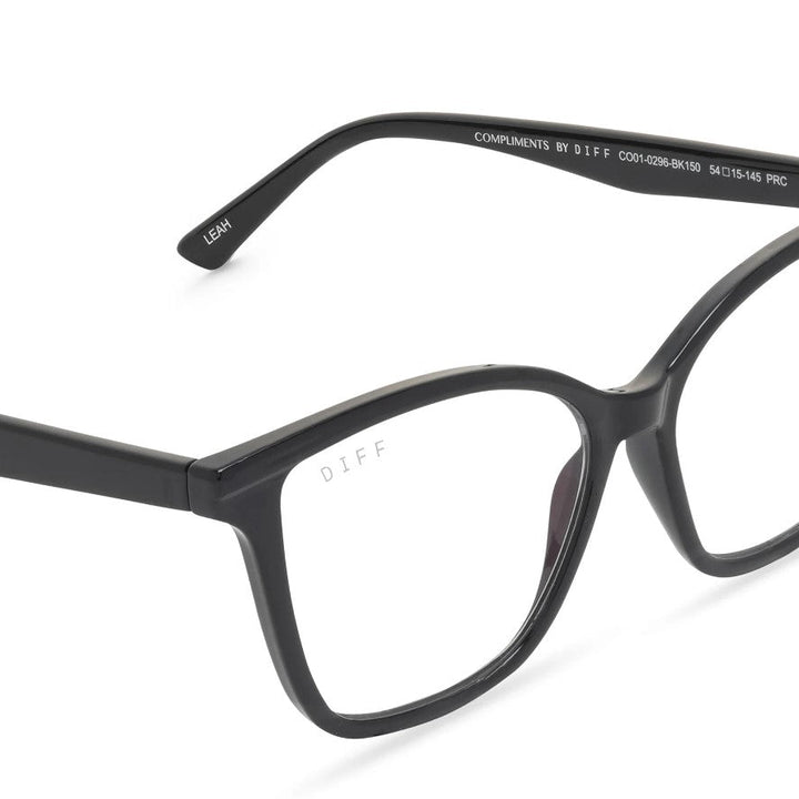 Leah Blue Light Readers - Black - Jaffi's