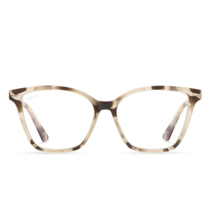 Leah Blue Light Readers - Cream Tortoise - Jaffi's