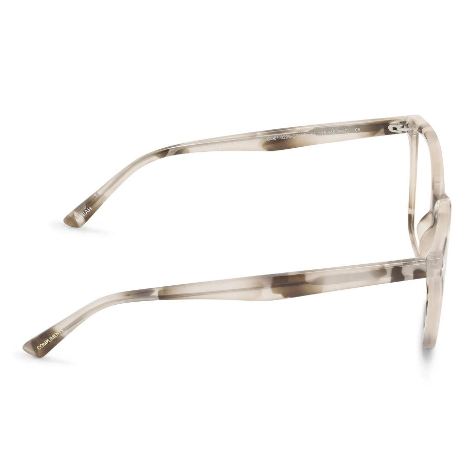 Leah Blue Light Readers - Cream Tortoise