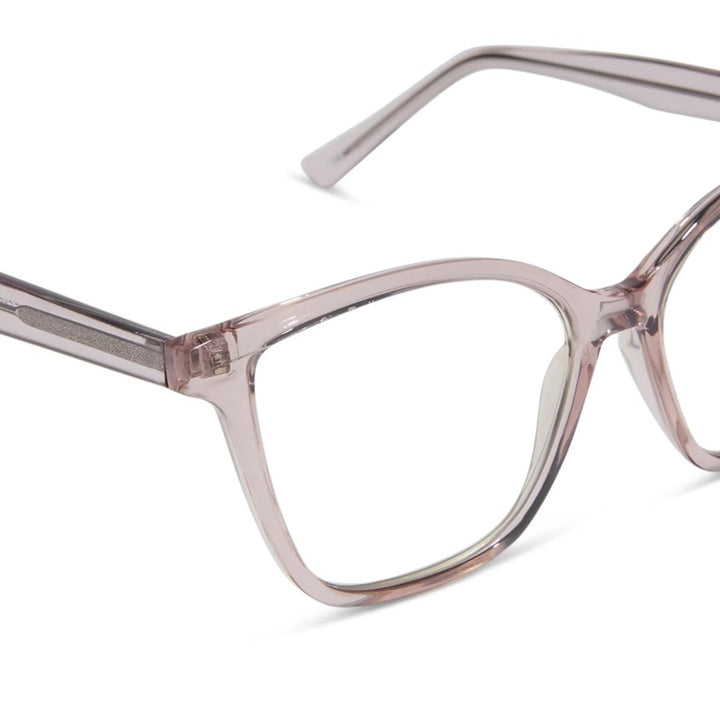 Leah Blue Light Readers - Light Pink Crystal