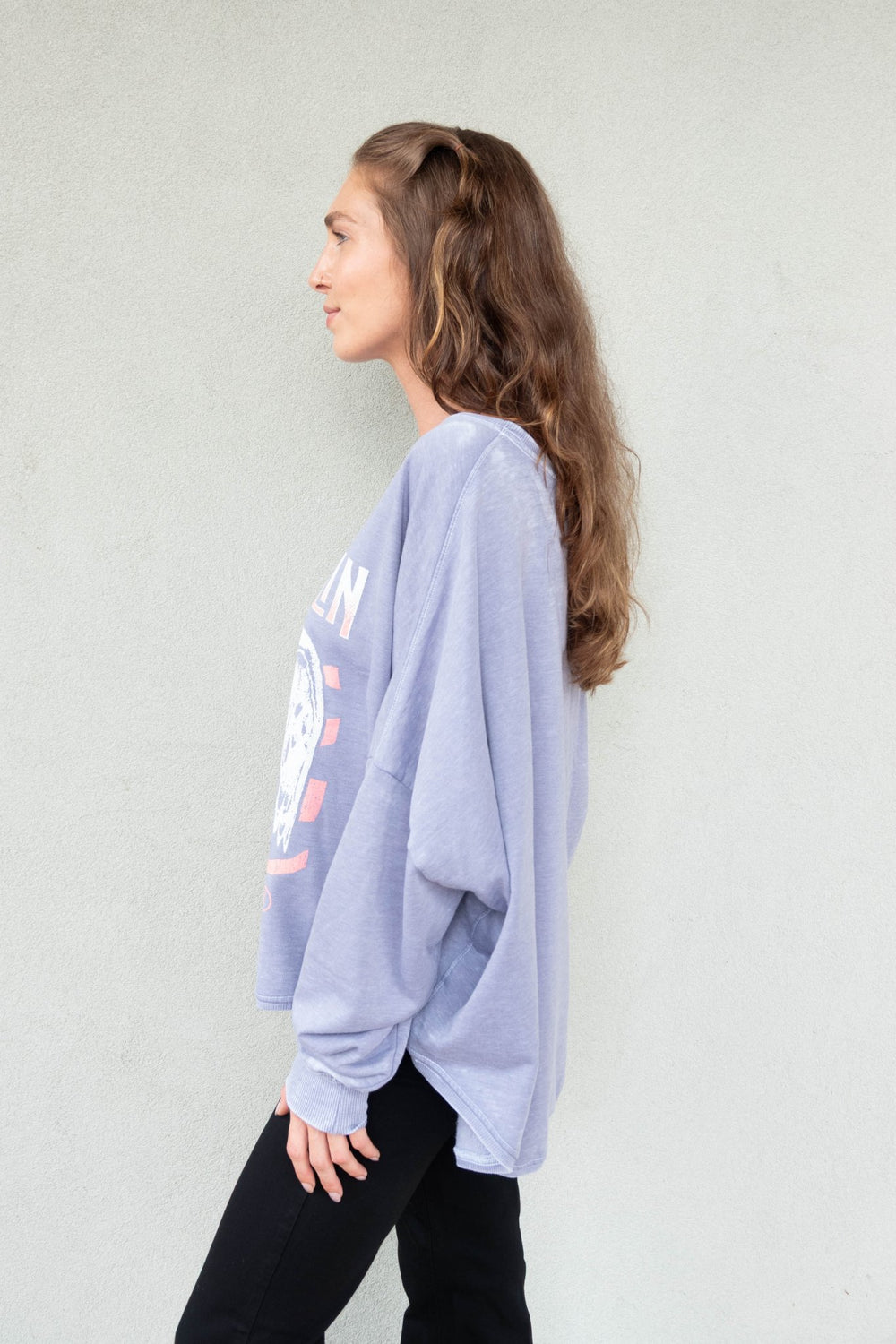 Led ZeppelinOversized Sweatshirt - Blue Granite - Jaffi's