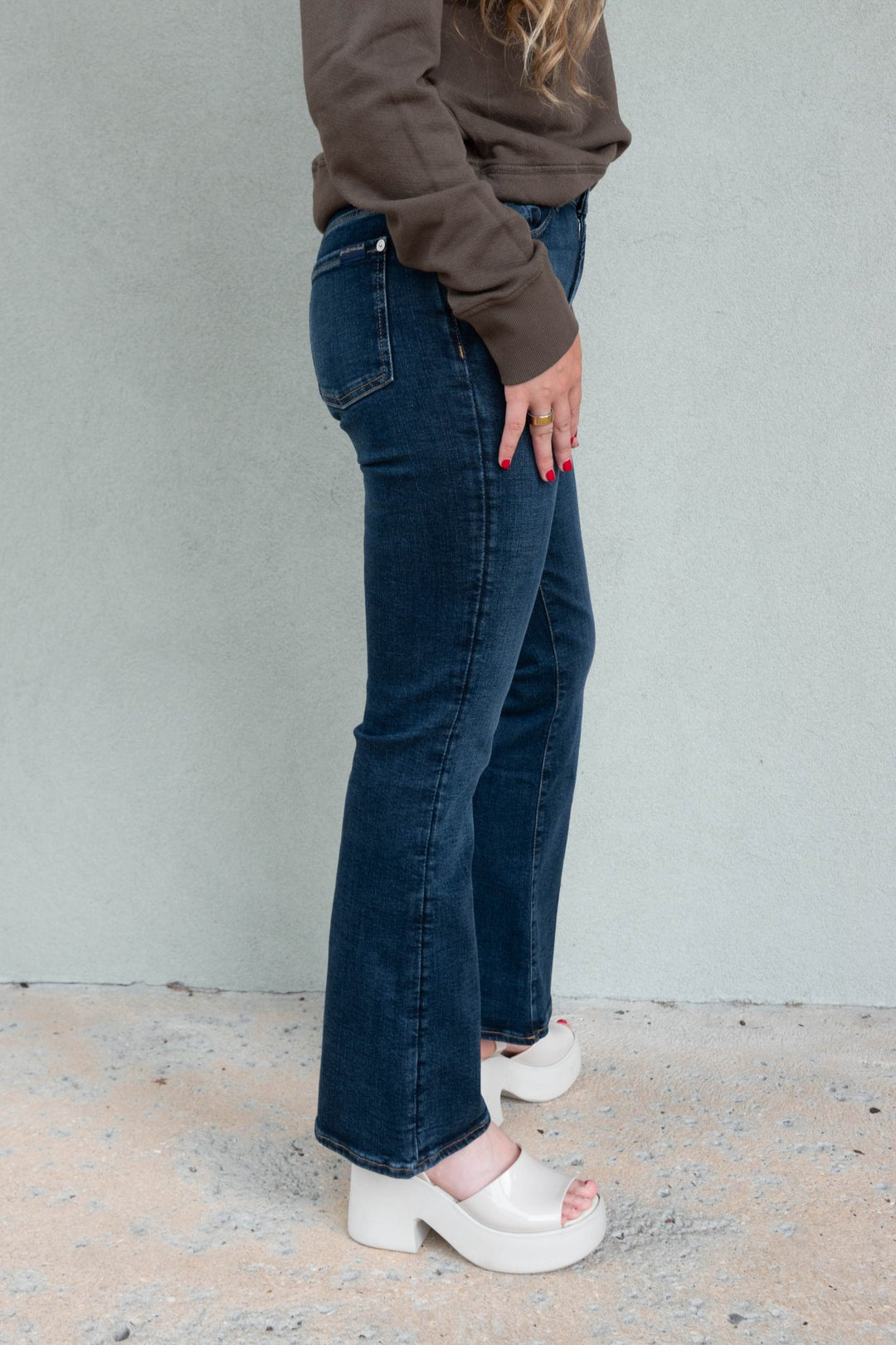 Leggy Bootcut Petite - Midnight Fade - Jaffi&