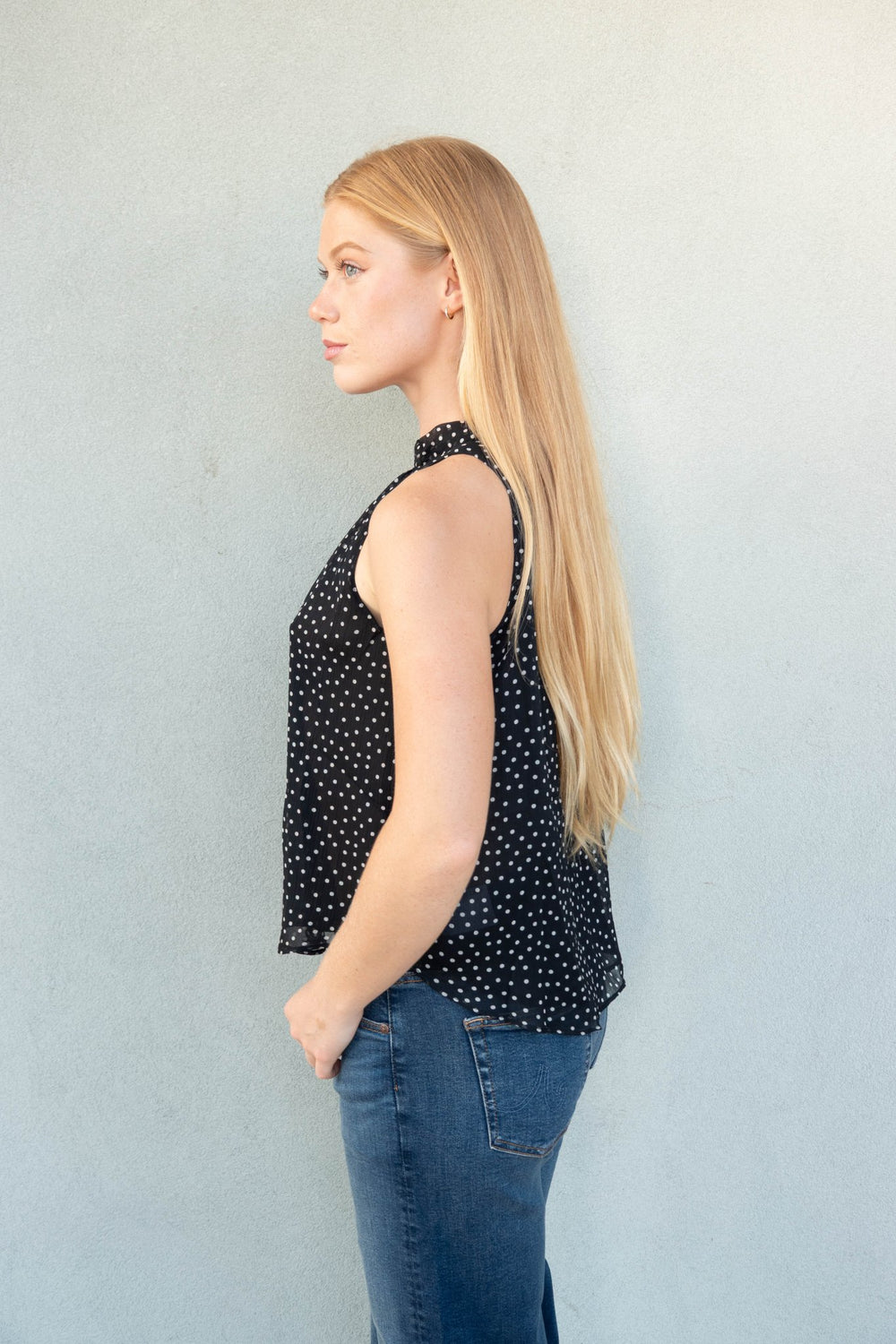 Lenora Top - Black Print - Jaffi's