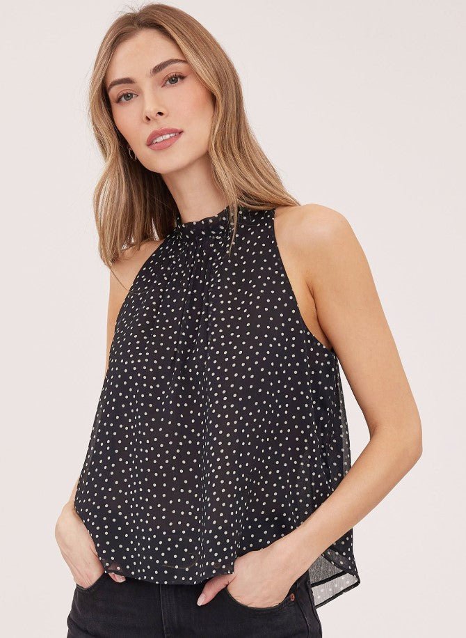 Lenora Top - Black Print - Jaffi&