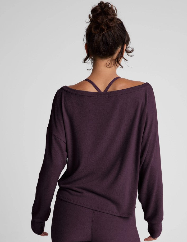 Let Loose Pullover - Eggplant
