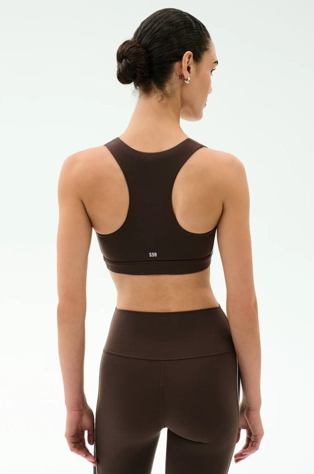 Lexi Rigor Bra - Dark Chocolate/Black - Jaffi's