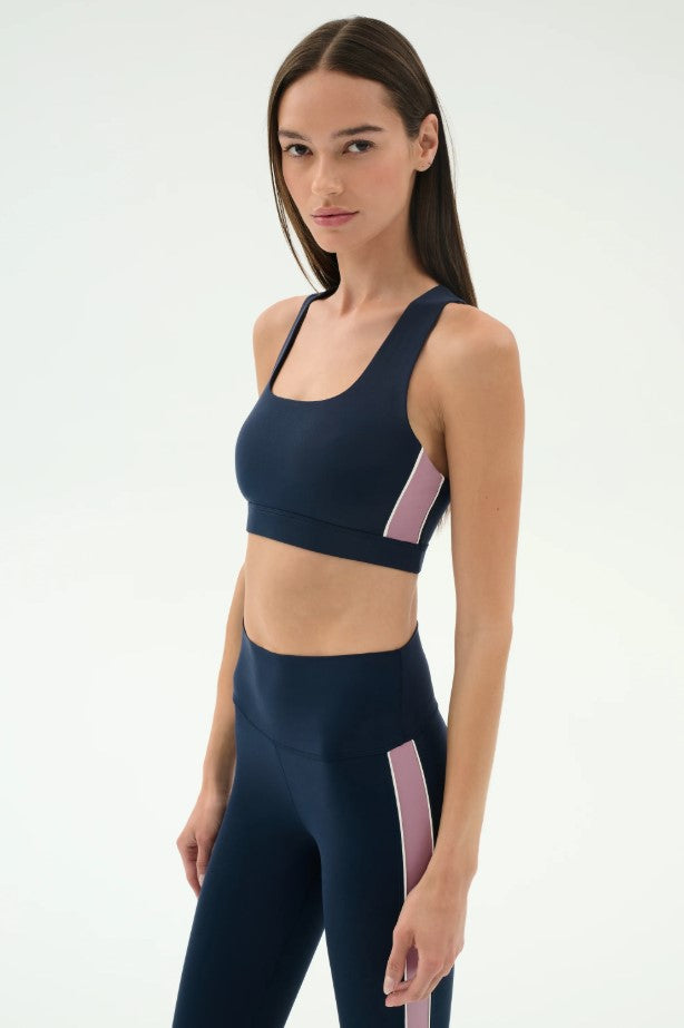 Lexi Rigor Bra - Indigo/Blush