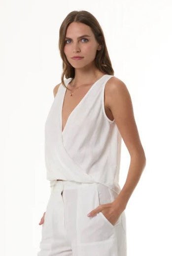 Liko Draped Tank - Bone - Jaffi's