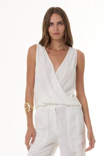 Liko Draped Tank - Bone - Jaffi's