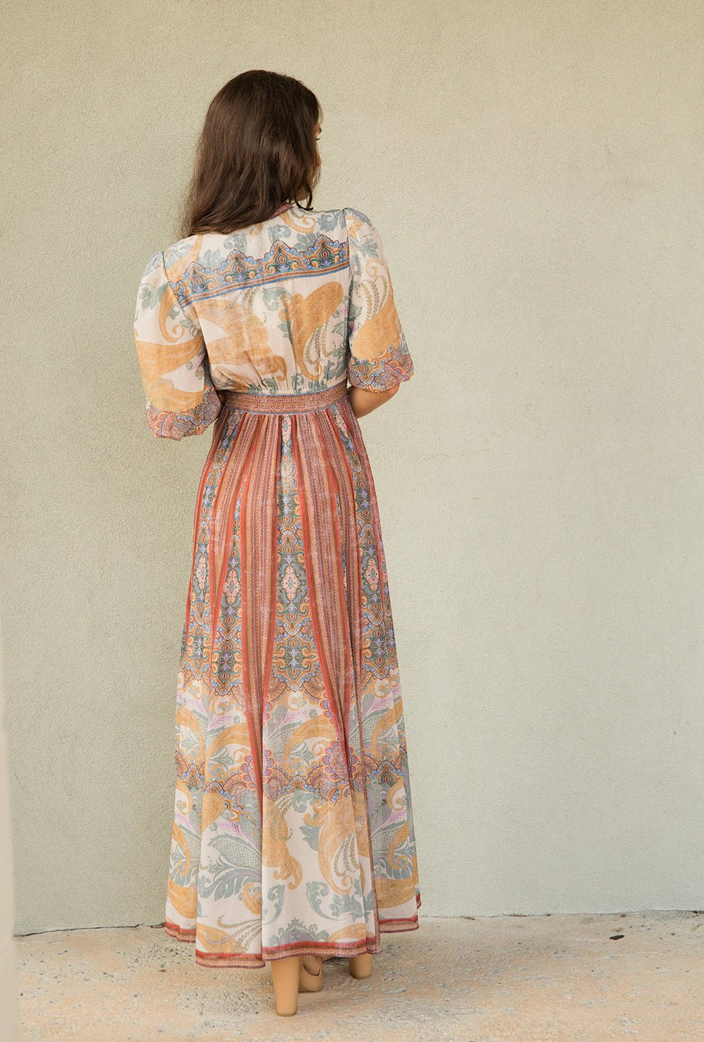 Liliosa Maxi Dress - Brown - Jaffi's