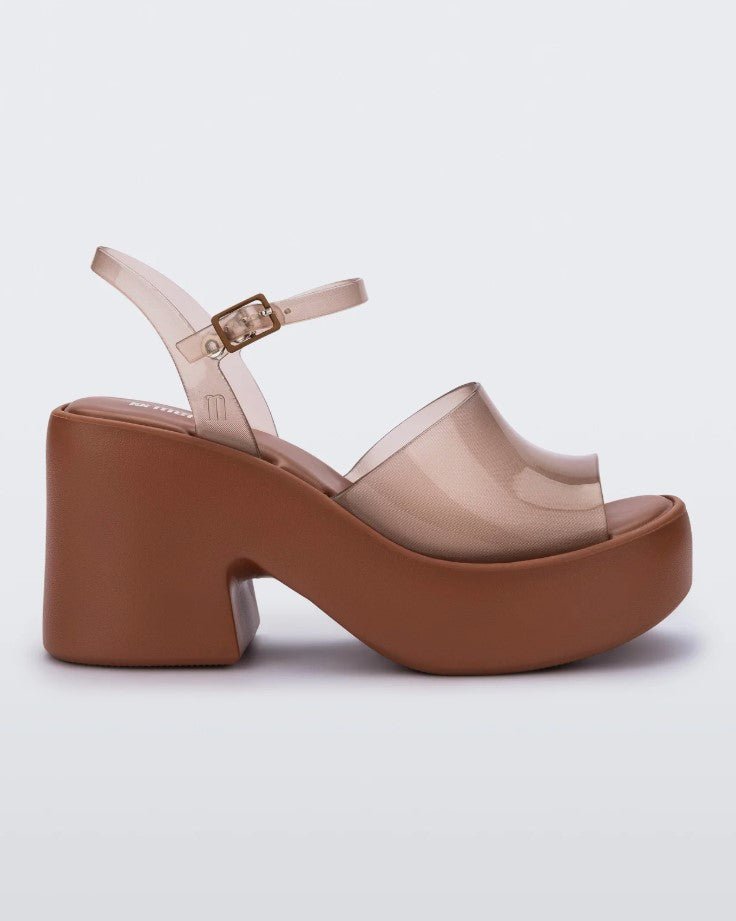 Lina Platform - Brown/Transparent - Jaffi's