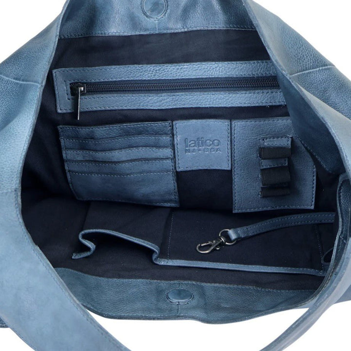 Lindsey Tote/Shoulder Bag - Denim Blue - Jaffi's