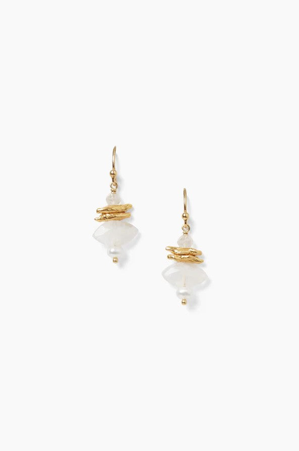 Lisbeth Drop Earring - Moonstone Mix